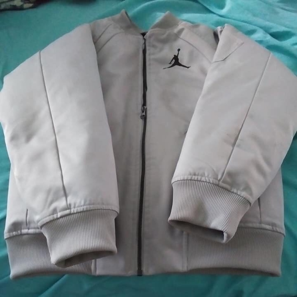 Gray Air Jordan jacket